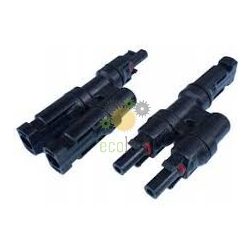 Conector distributior Y fotovoltaic MC4, +